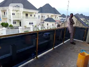 Stainless Railings Designed With Glass