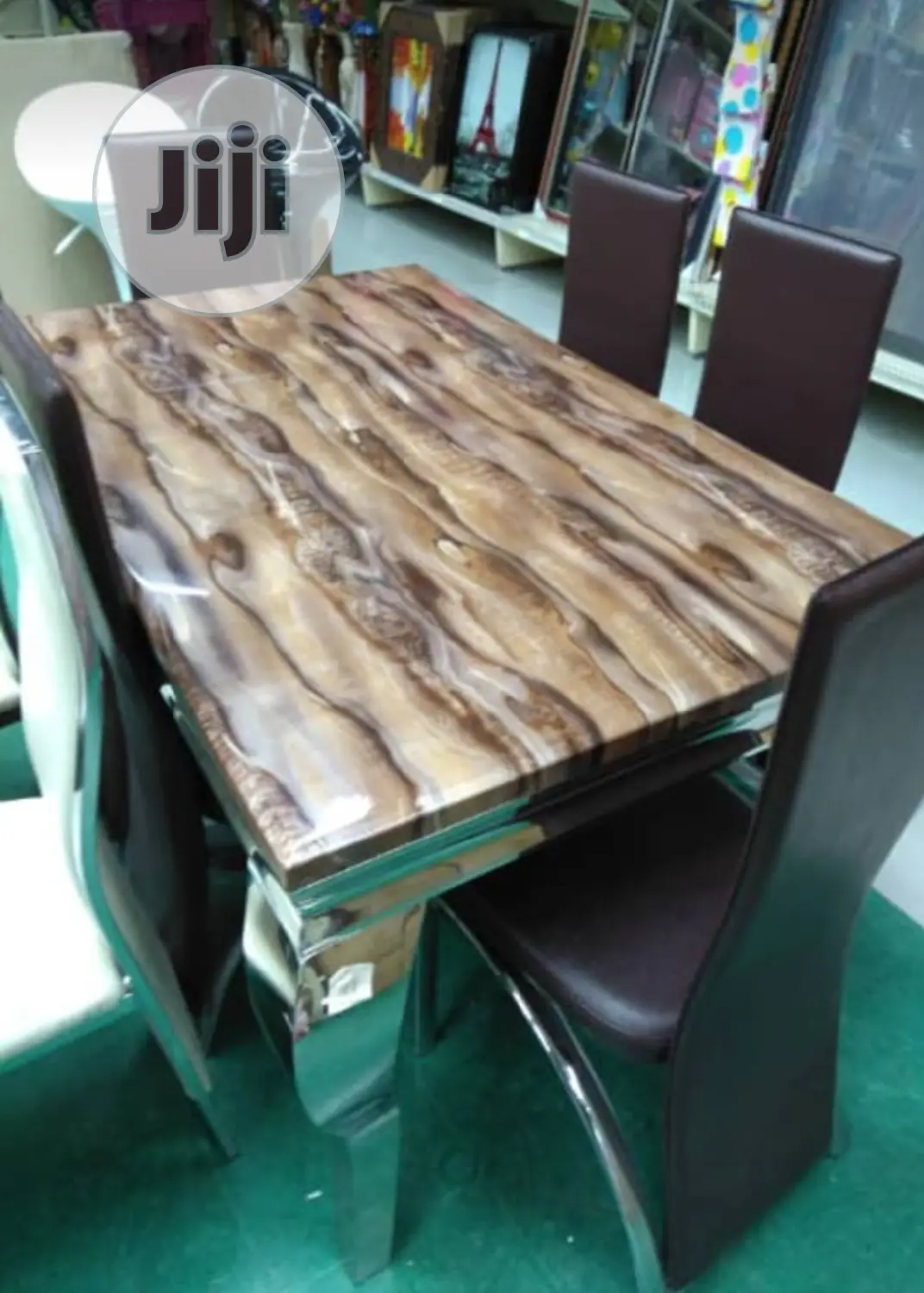 Original Executive Imported Marble Dining With Six Seaters.