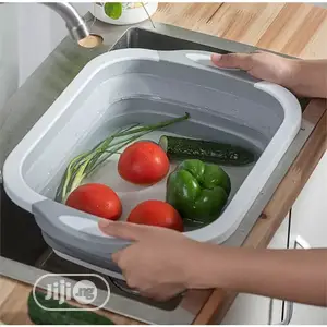 3 in 1 Collapsible Tray, Dish Rack and Seive