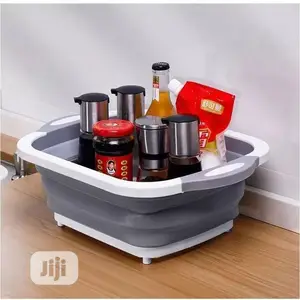 3 in 1 Collapsible Tray, Dish Rack and Seive
