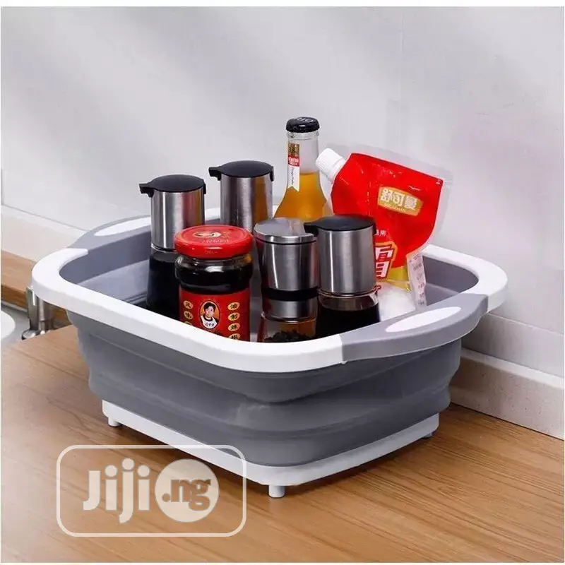 3 in 1 Collapsible Tray, Dish Rack and Seive