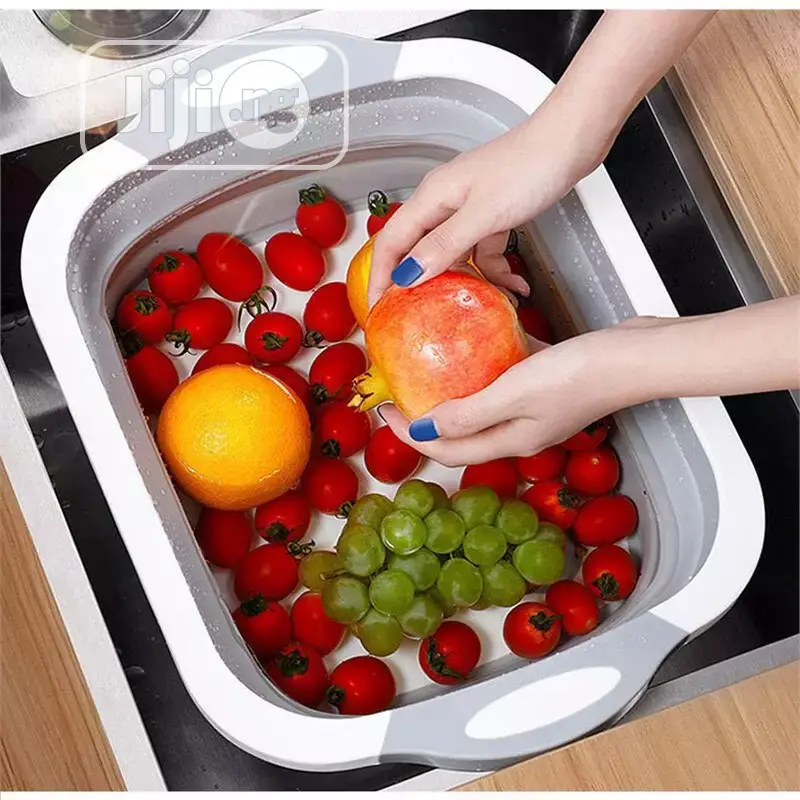 3 in 1 Collapsible Tray, Dish Rack and Seive