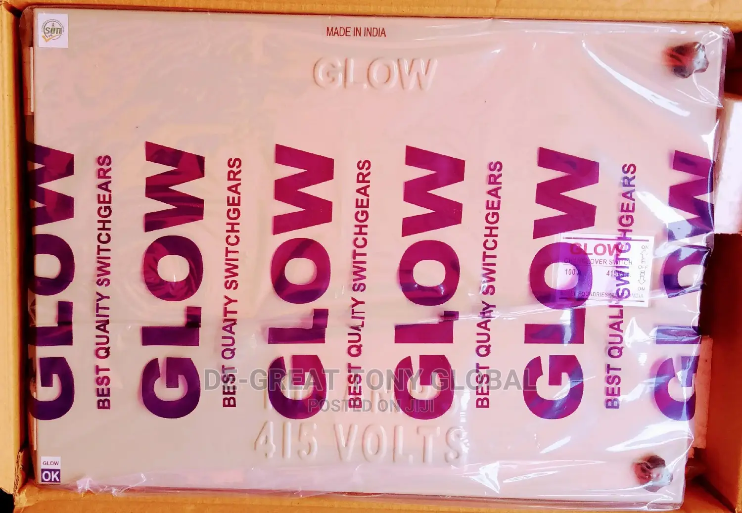 Changeover Glow 100amps