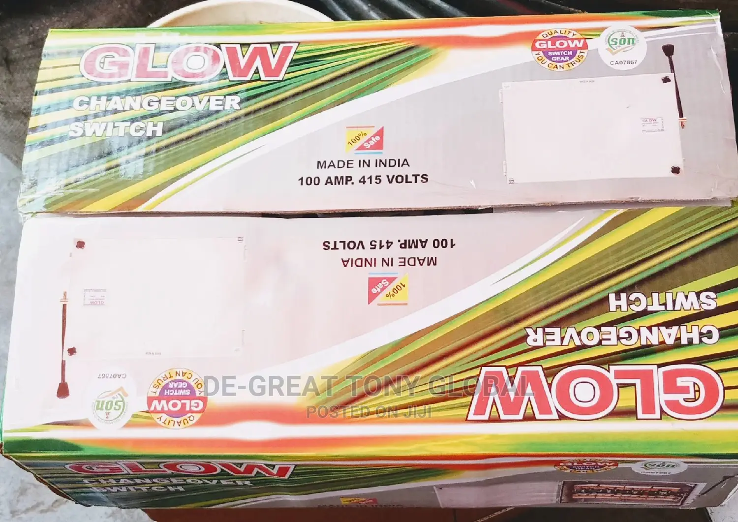 Changeover Glow 100amps