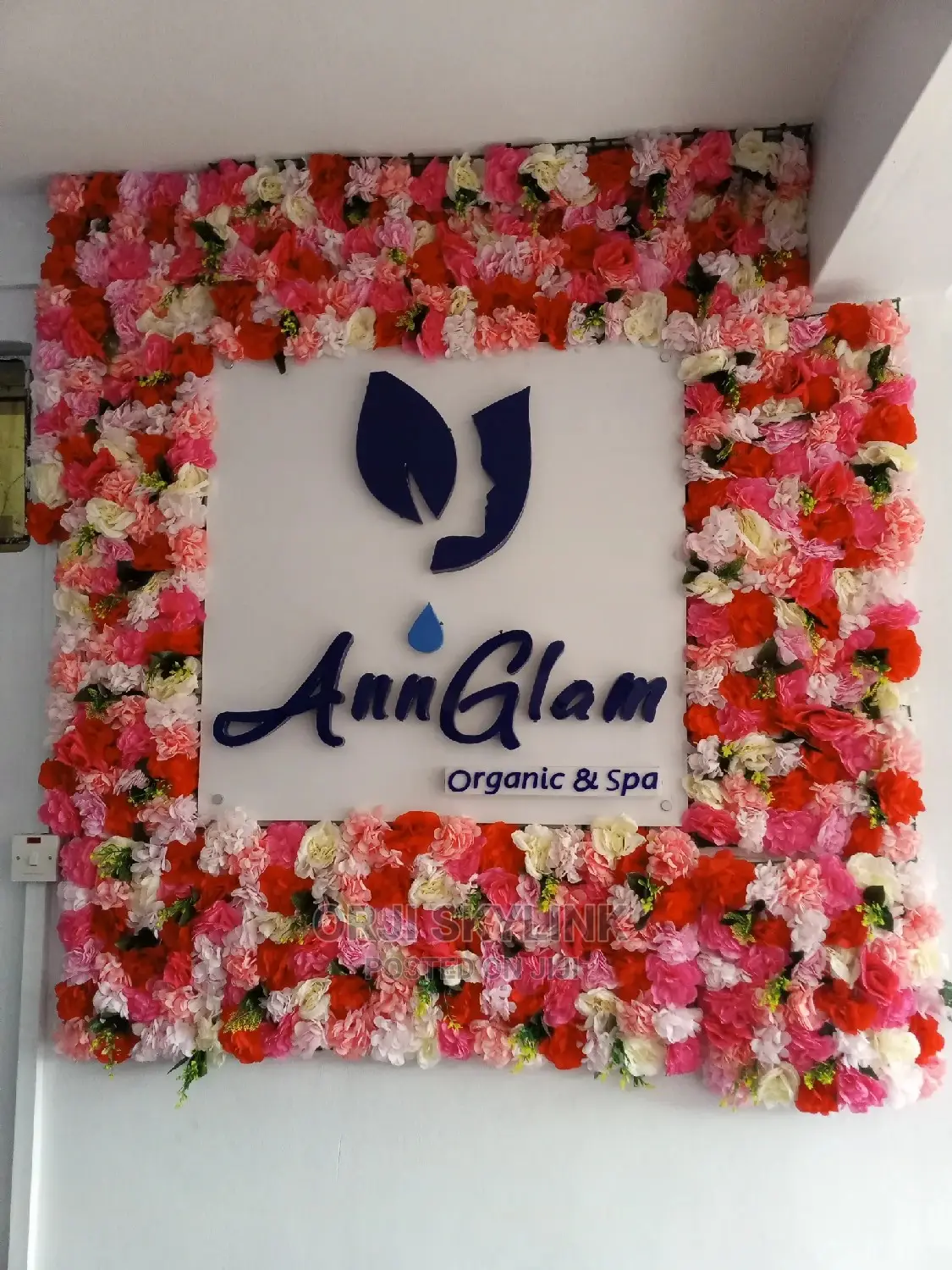 Artificial Wall Flower Mat