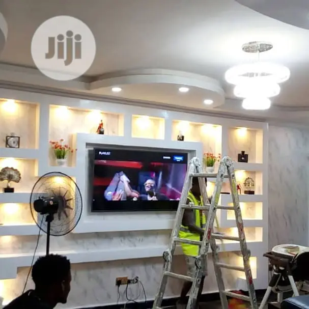 Tv Wall Design Pop Ceiling Interior Decorations
