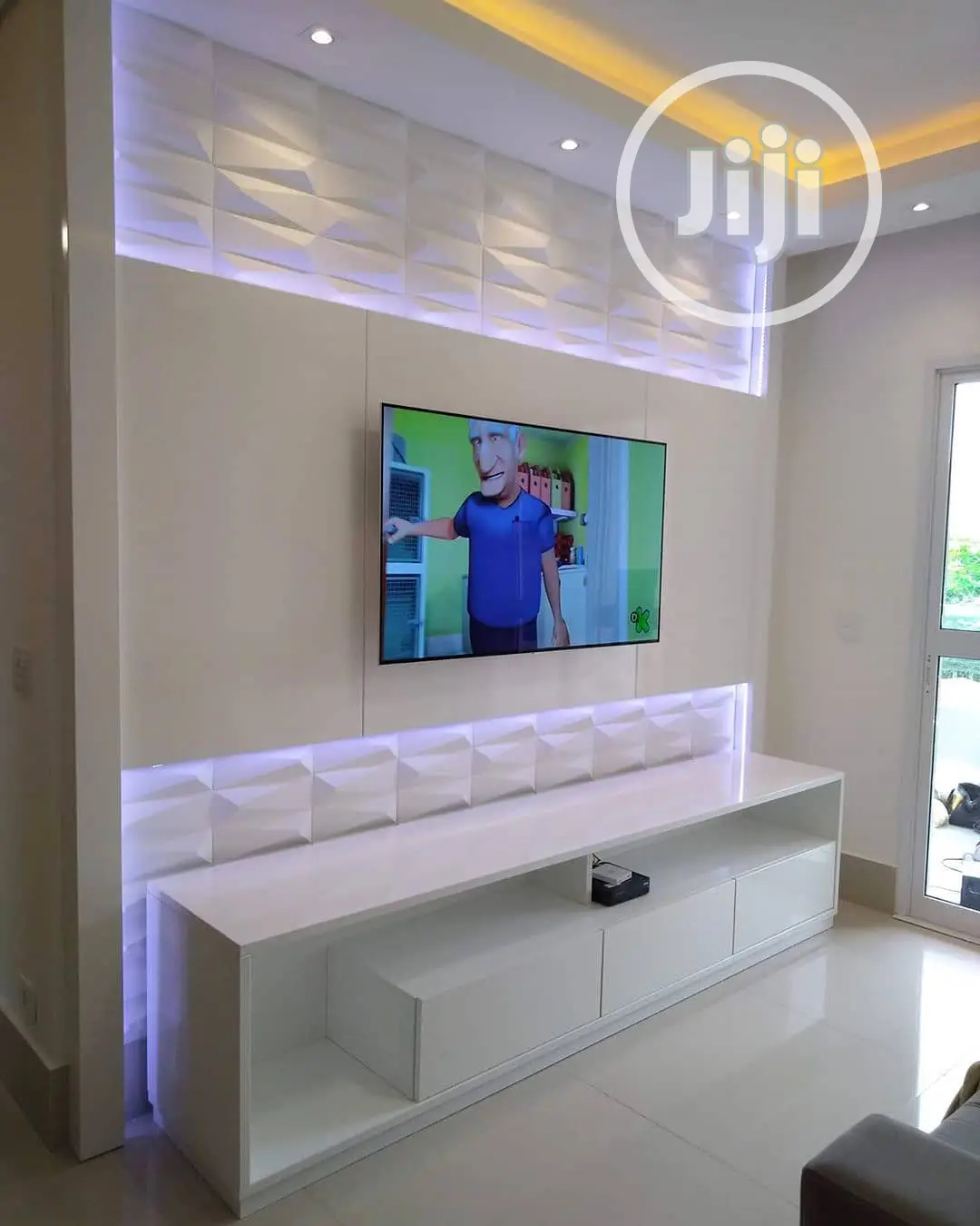 3d Panel Pop Wall Devider Tv Wall Design