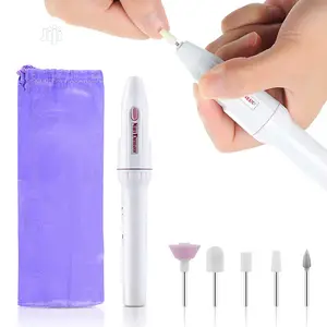 5 In 1 Manicure Nail Drill Bits Gel Polish Cuticle File