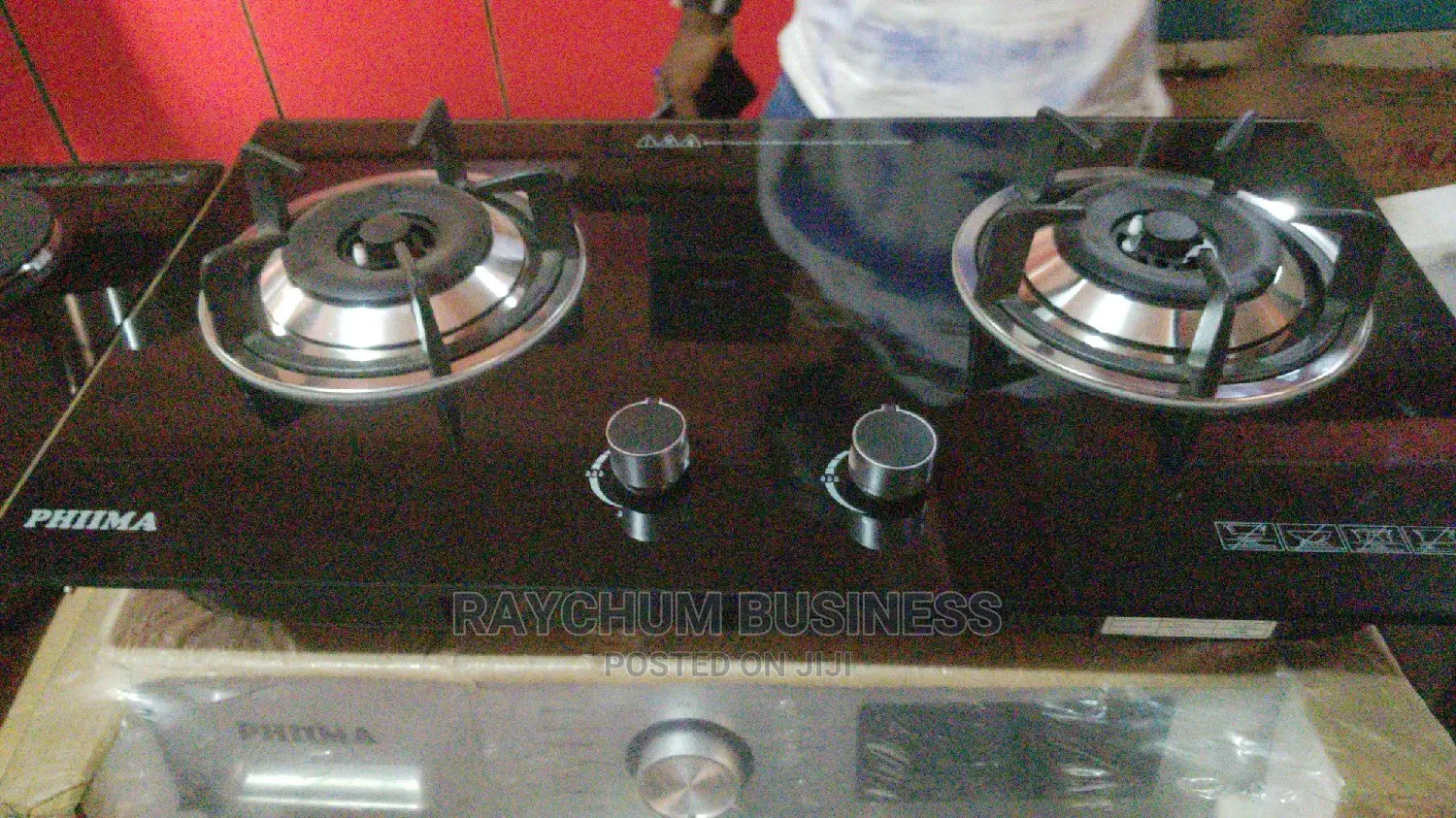Phima Table Fixing Gas Burner 2face Glass