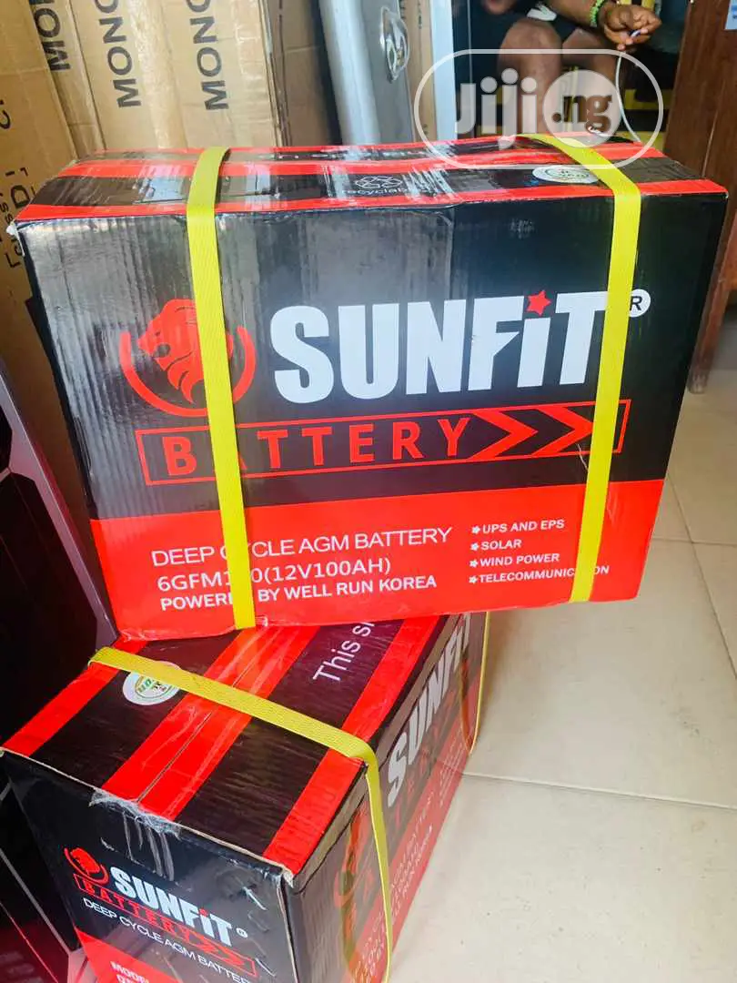 Sunfit 100ah Solar Battery