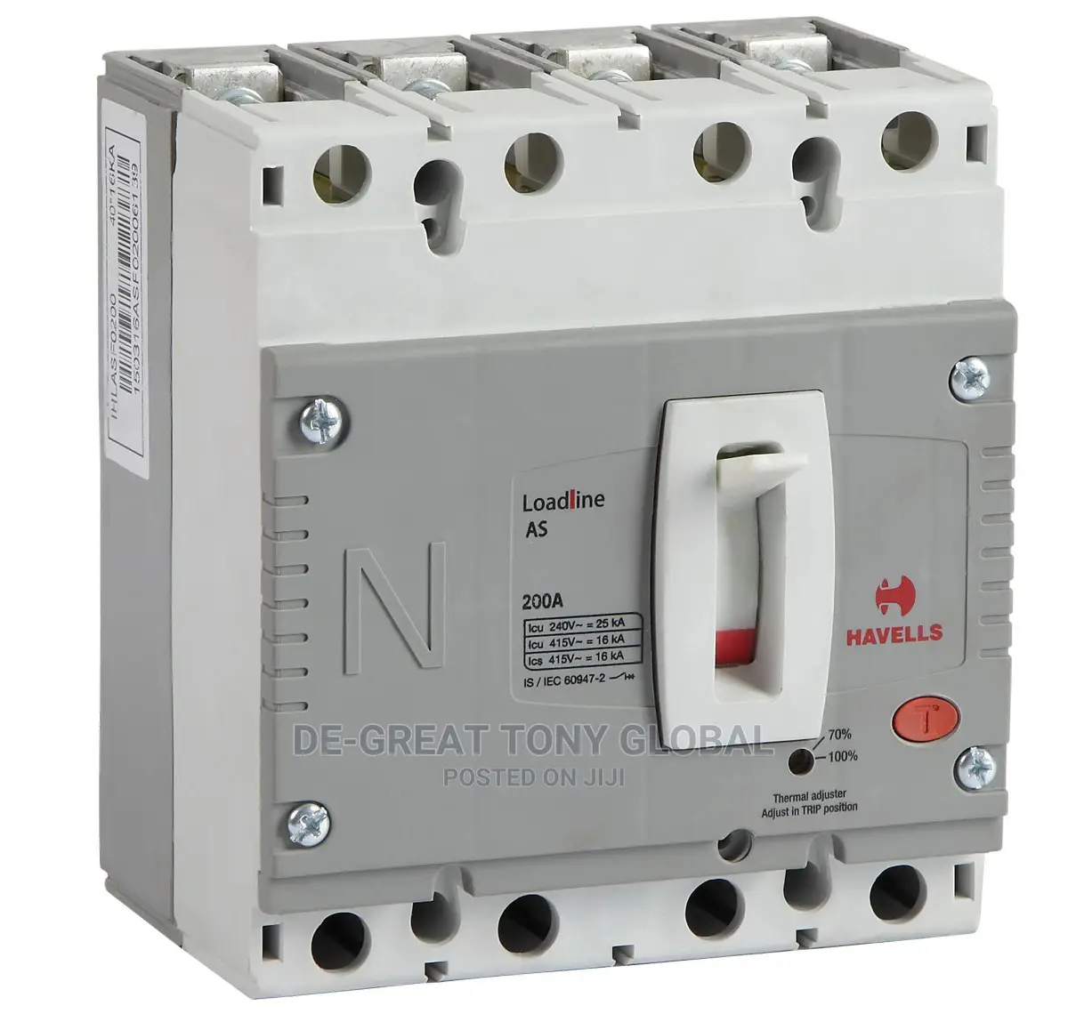 Havells MCCB 200amps