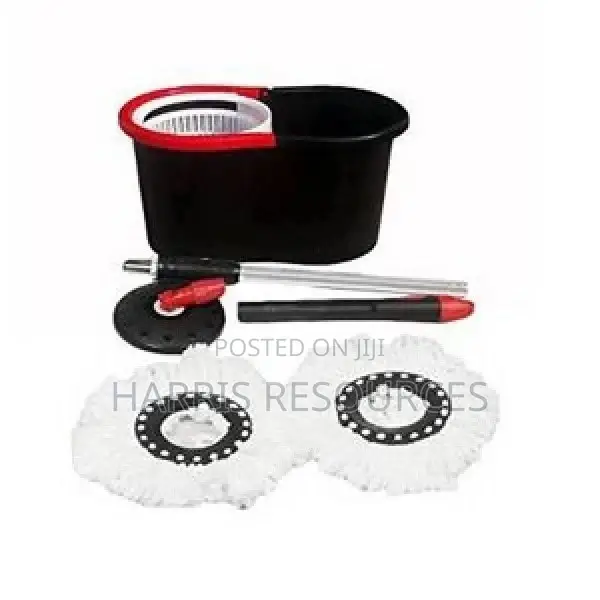 360 Spin Moping Bucket + Accessories