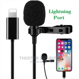 iPhone Lapel Lavalier Microphone