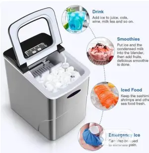 Eurosonic Ice Cube Block Maker Freezer Fridge
