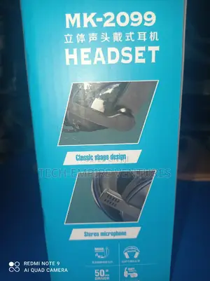 Headset Microkingdom Mk-2099