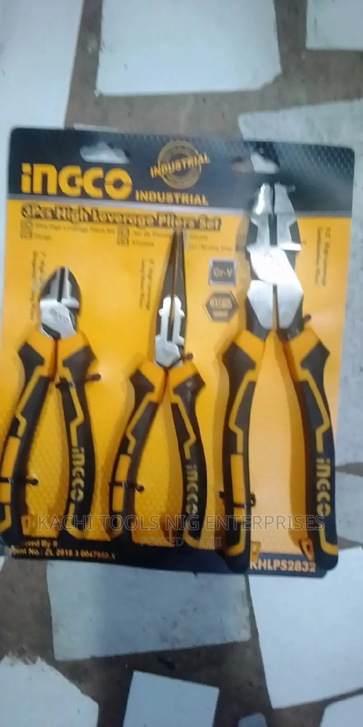 Orginal Set Ingco Pliers