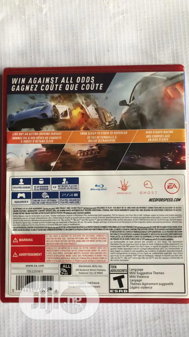 Need for Speed Payback (PS4)
