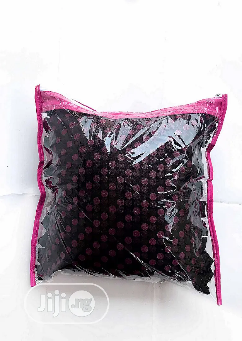 Pink Dotted Throw Pillow - 18" by 18"