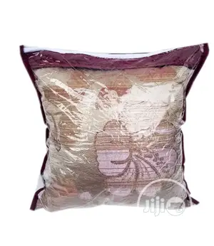 Floral Design Throw Pillow - 18" by 18"