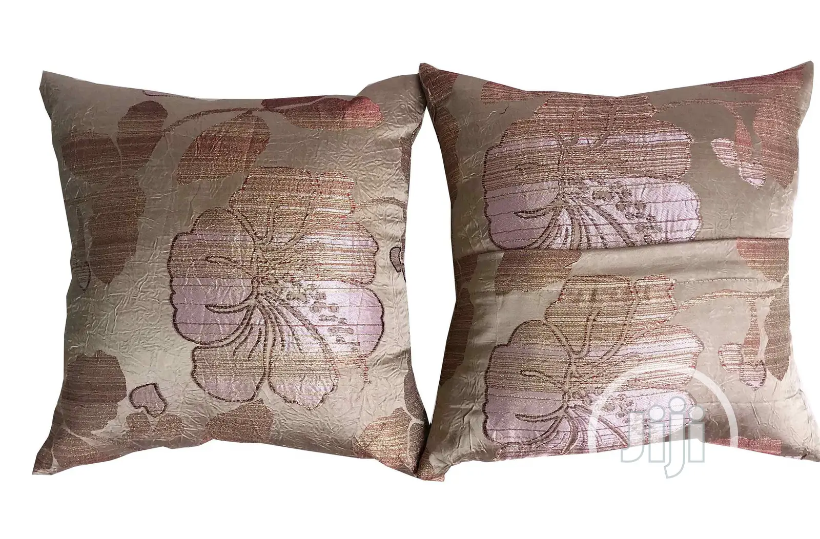 Floral Design Throw Pillow - 18" by 18"