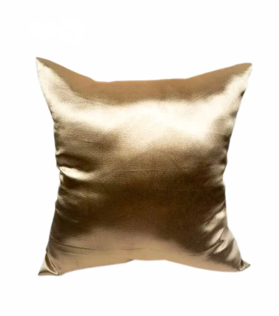 Gold Throw Pillow - 18" by 18"