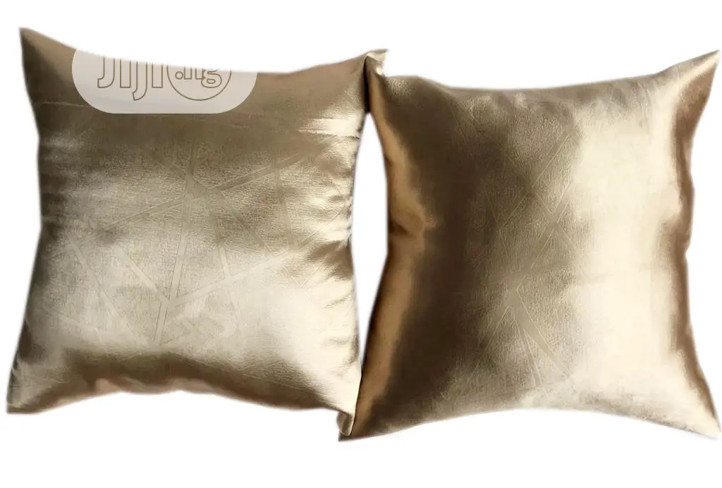 Gold Throw Pillow - 18" by 18"