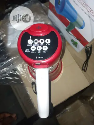 Portable Hand Megaphone With Rechargeable Battery