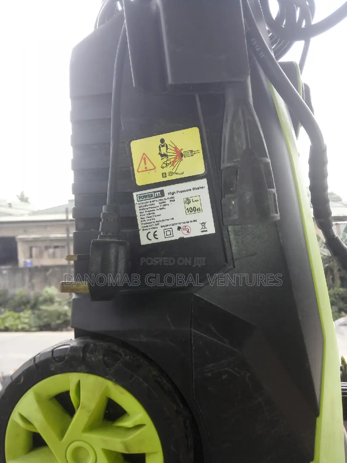 Power-It High Pressure Washer With Inbuilt Soap Tank