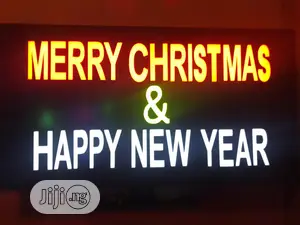 Merry Christmas and Happy New Year Led Light