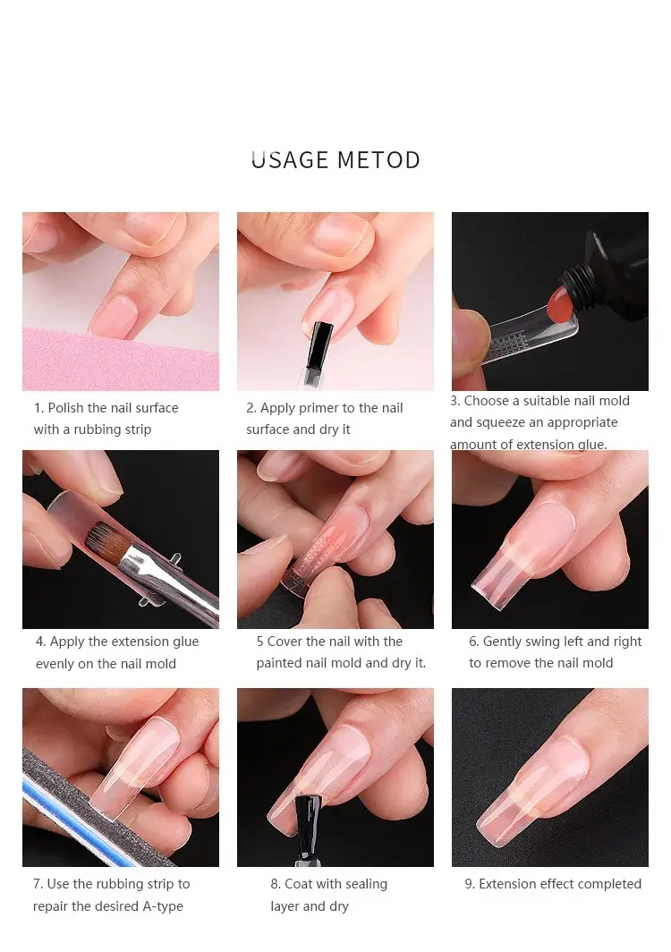 Acrylic Nail Poly Gel Builder Nail Extension