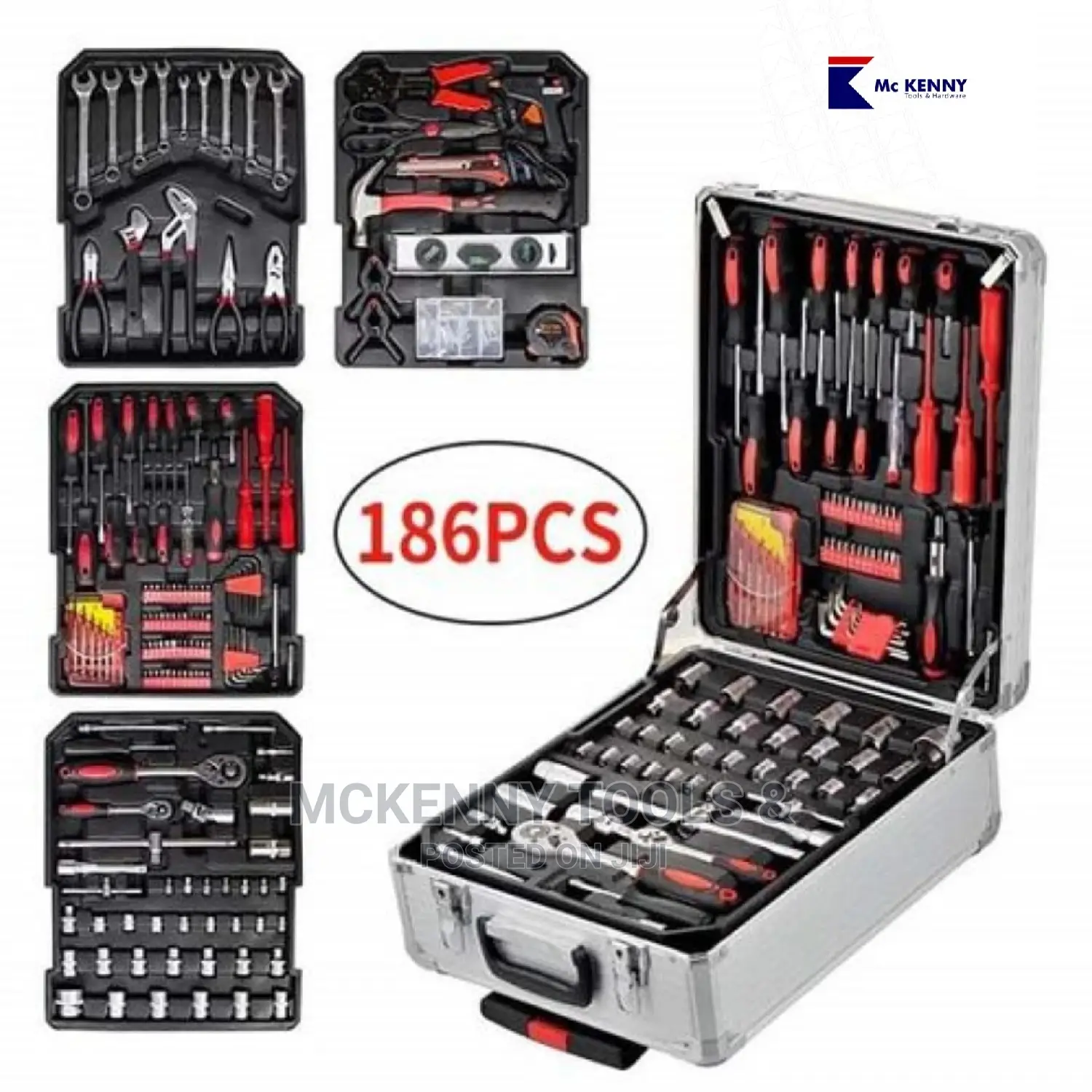 Electric Mechanical Tools Box. Complete Set