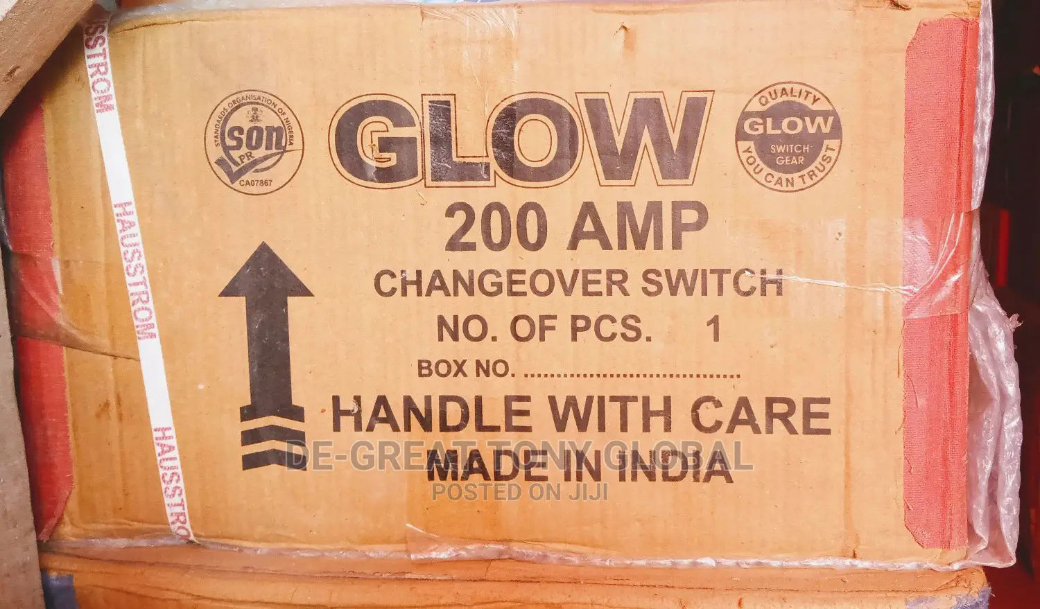Glow Changeover 200amps