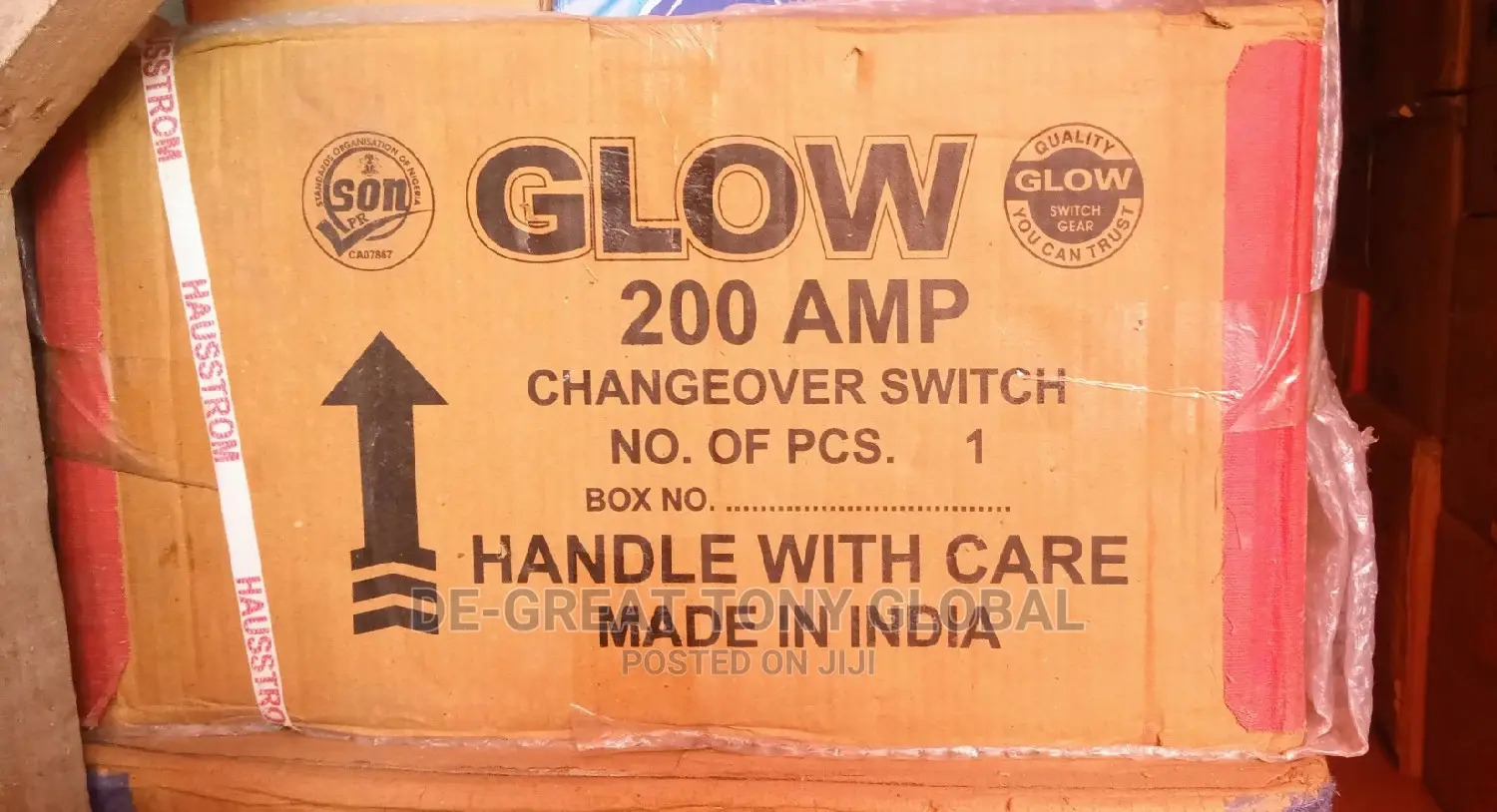 Glow Changeover 200amps