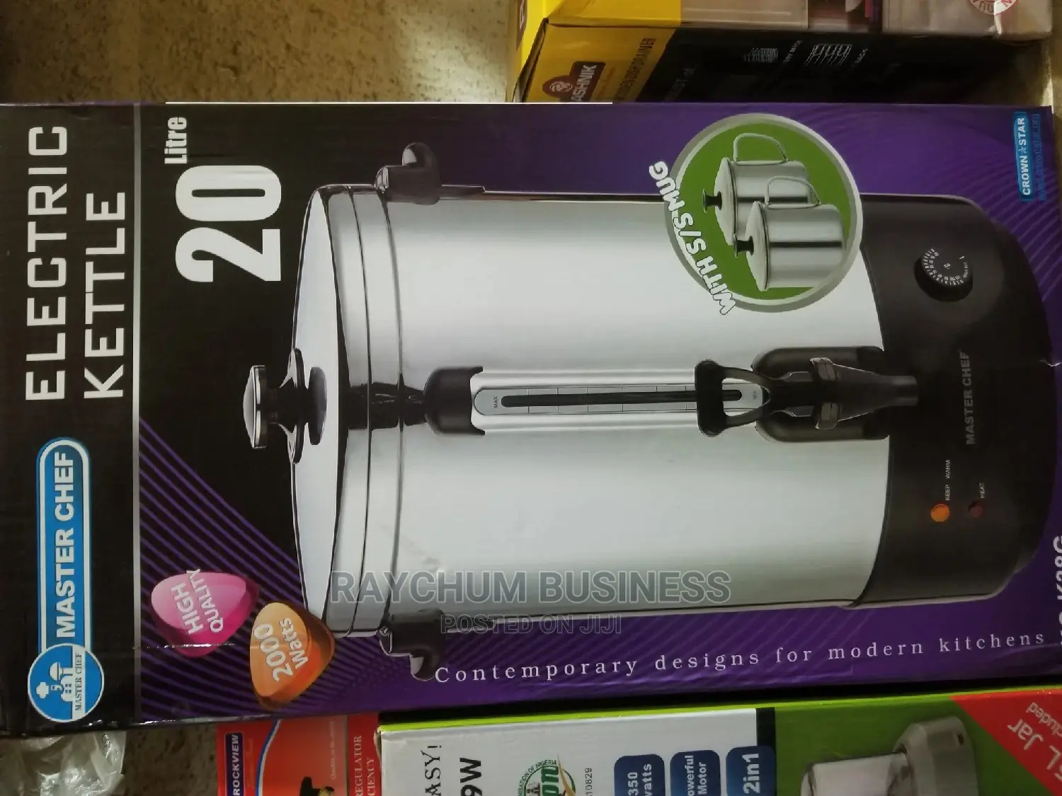 Master Chef Eletric Kettle 20liters