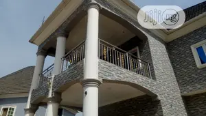 Stainless Handrail Gold Design Up/Down Balcony