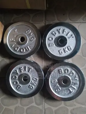 Pair Of 5kg Silver Plate 6110