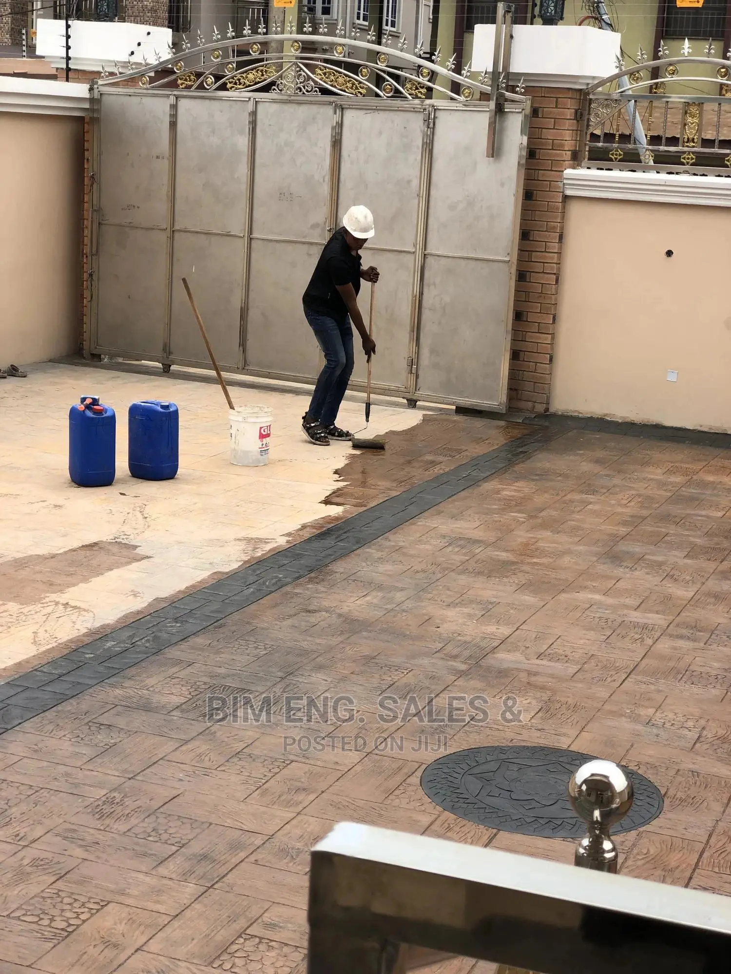 Color Hardener Stamp Concrete Floor, Release Agents