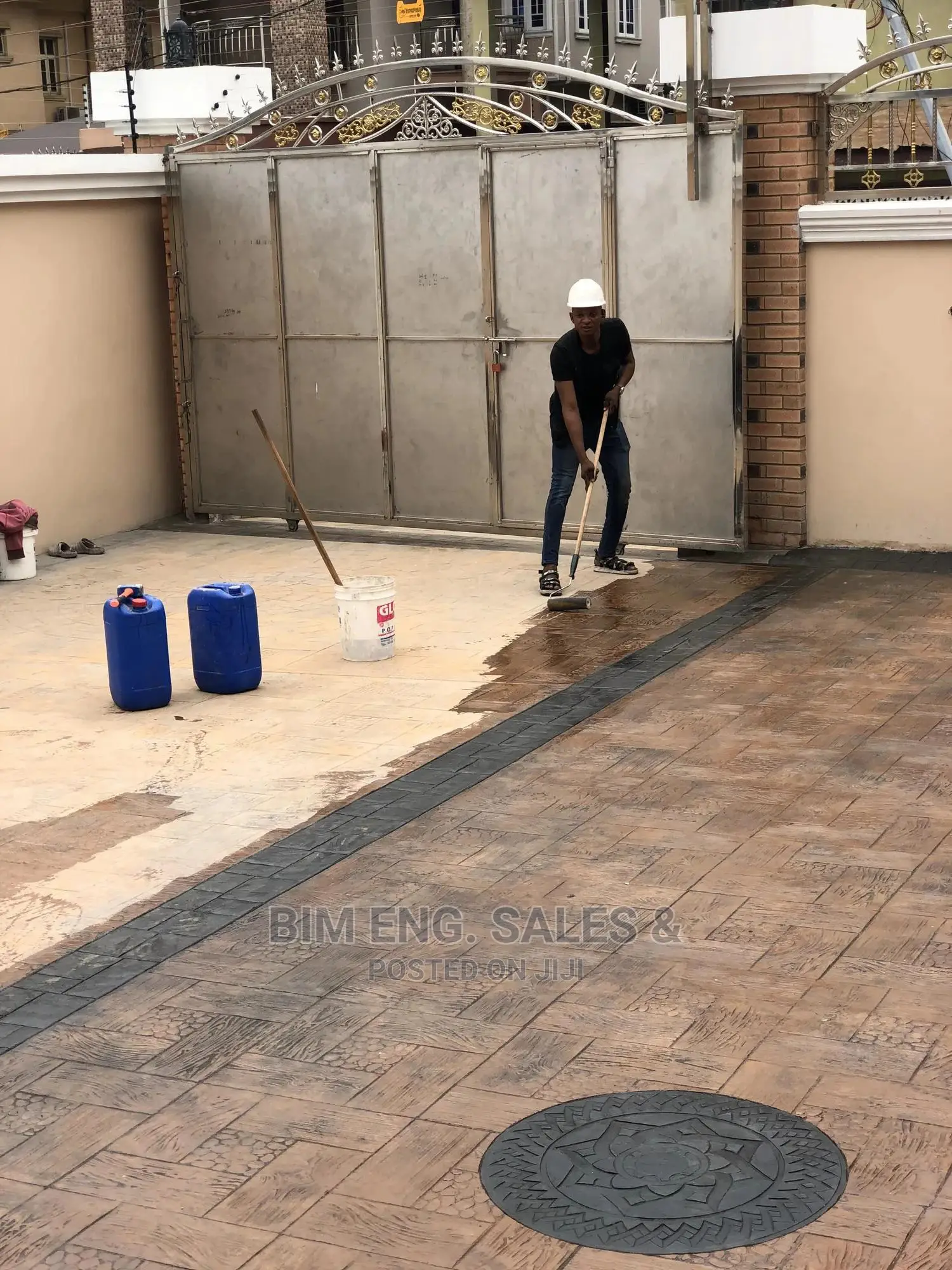 Color Hardener Stamp Concrete Floor, Release Agents