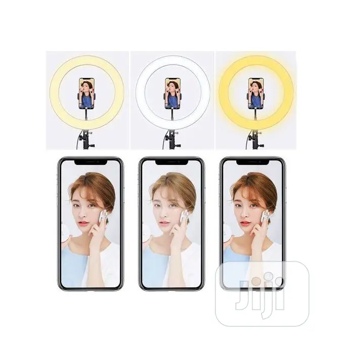 Smartphone Youtube 33cm LED Ring Light Dimmable Makeup