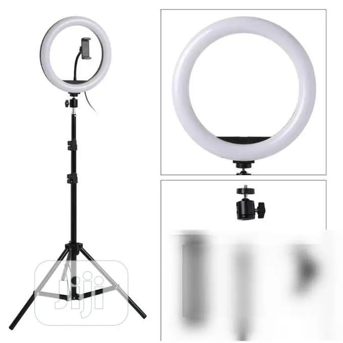 LED Ring Light Dimmable 33cm With 2.1meter Tripod Bag