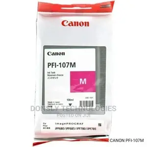 CANON PFI-107M Genuine Magenta Ink 130ML
