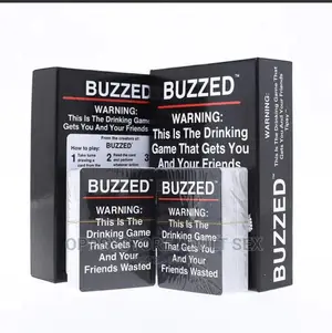 Buzzed Drinking Game Card