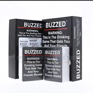 Buzzed Drinking Game Card