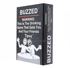 Buzzed Drinking Game Card
