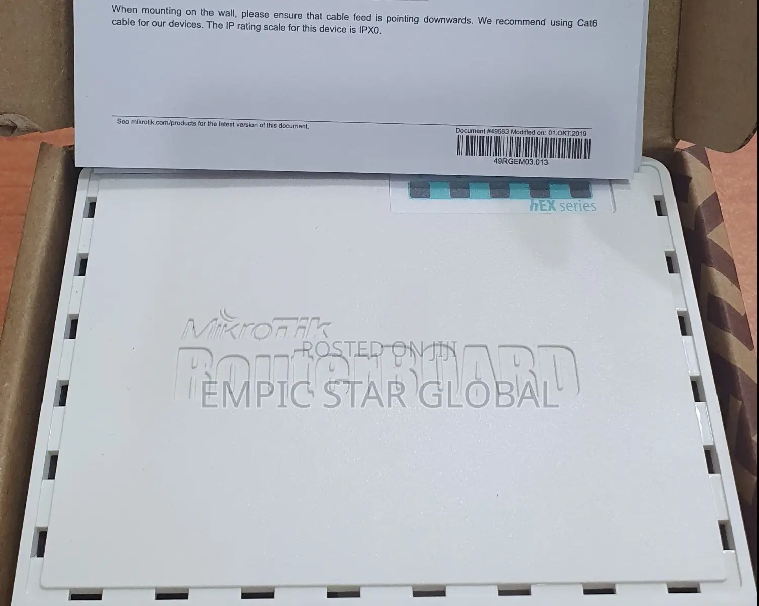 Mikrotik Router Board Rb750gr3