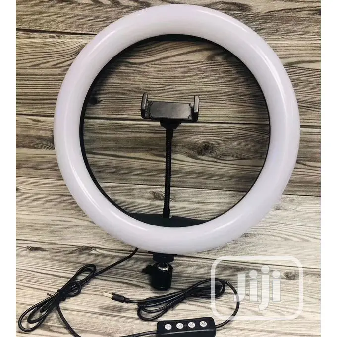 33cm LED Ring Light Dimmable With 2.1meter Tripod Bag
