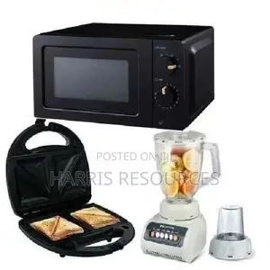 Microwave Oven With 20liters + Blender-999 + Toaster
