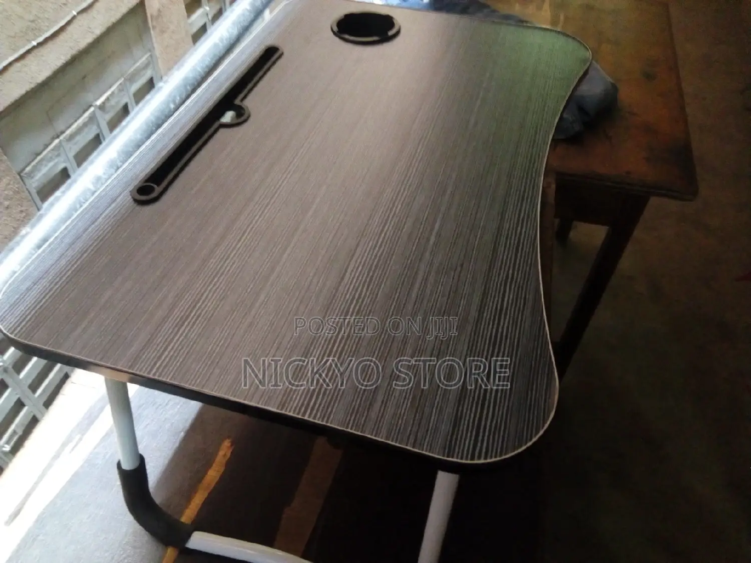 Portable Foldable Laptop Table (Without Drawer)