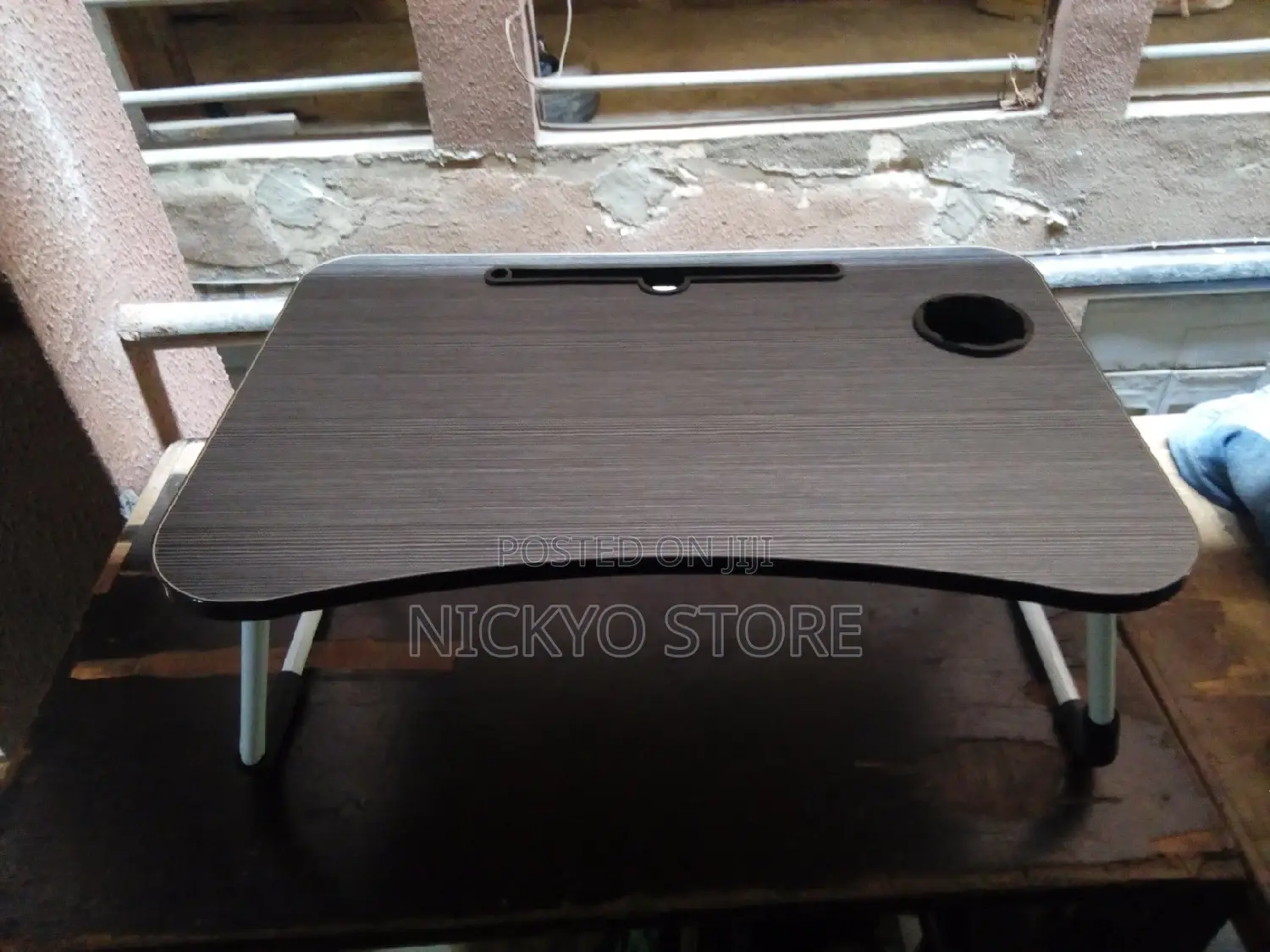 Portable Foldable Laptop Table (Without Drawer)