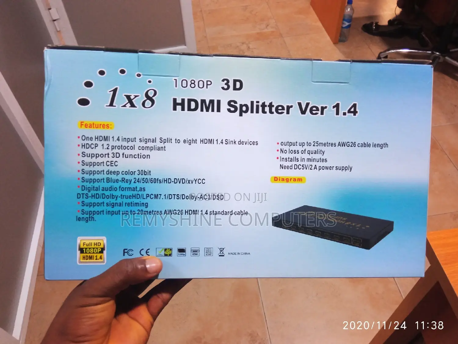 HDMI Splitter 8 Port